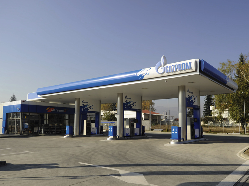 Exterior of petrol stations